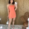 fernandaramosstore com br vestido curto sem bojo alca com aplicacao laranja 3