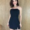 fernandaramosstore com br vestido curto sem bojo alca com aplicacao preto 2