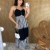 fernandaramosstore com br vestido longo com bojo alca detalhada listrado preto 1