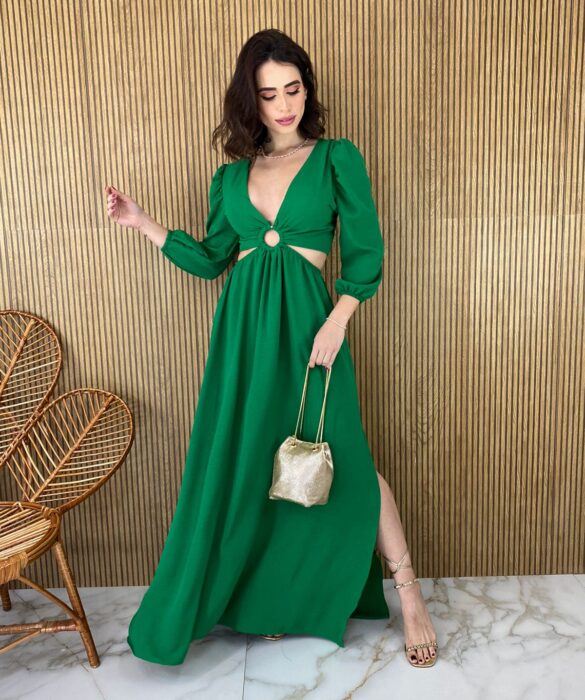 fernandaramosstore com br vestido longo com bojo argola manga 34 verde