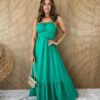 fernandaramosstore com br vestido longo com bojo de alcinha verde com relevo