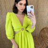 fernandaramosstore com br vestido longo com bojo detalhe de argola manga 34 verde lima