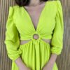 fernandaramosstore com br vestido longo com bojo detalhe de argola manga 34 verde lima 4