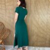 fernandaramosstore com br vestido longo de malha abertura laterais com amarracao verde 1