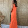 fernandaramosstore com br vestido longo de malha alca grossa laranja e verde militar 1