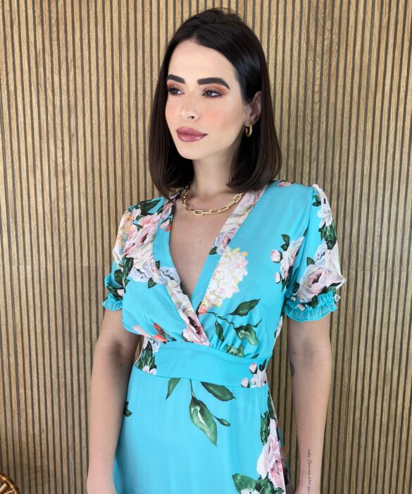 fernandaramosstore com br vestido longo manga curta sem bojo crepe estampado com flores verde agua 1