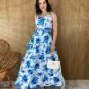 fernandaramosstore com br vestido longo sem bojo amarracao nas alcas floral azul