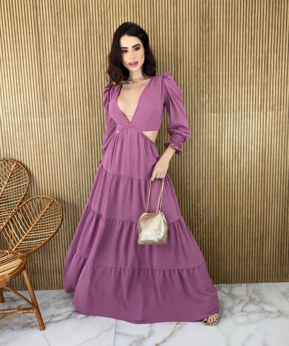 fernandaramosstore com br vestido longo sem bojo com abertura manga longa vermelho copia