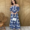 fernandaramosstore com br vestido longo sem bojo com lastex ombro a ombro estampado azul 1