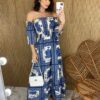 fernandaramosstore com br vestido longo sem bojo com lastex ombro a ombro estampado azul 2