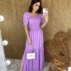 fernandaramosstore com br vestido longo sem bojo poa lilas com lastex e fenda 2