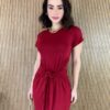 fernandaramosstore com br vestido midi de malha manga curta com amarracao vermelho 1