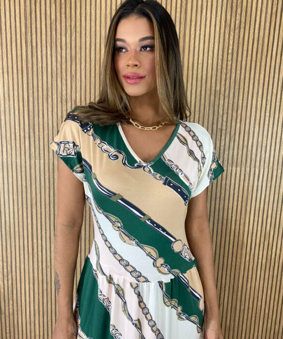 fernandaramosstore com br vestido midi de malha sem bojo manga curta estampa verde e bege 1