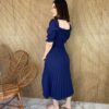 fernandaramosstore com br vestido midi plissado sem bojo com lastex azul marinho