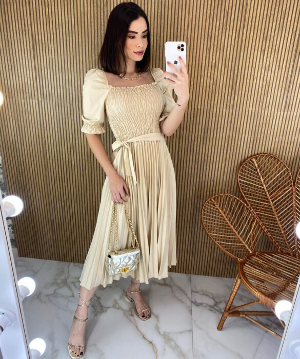 fernandaramosstore com br vestido midi plissado sem bojo com lastex nude 1