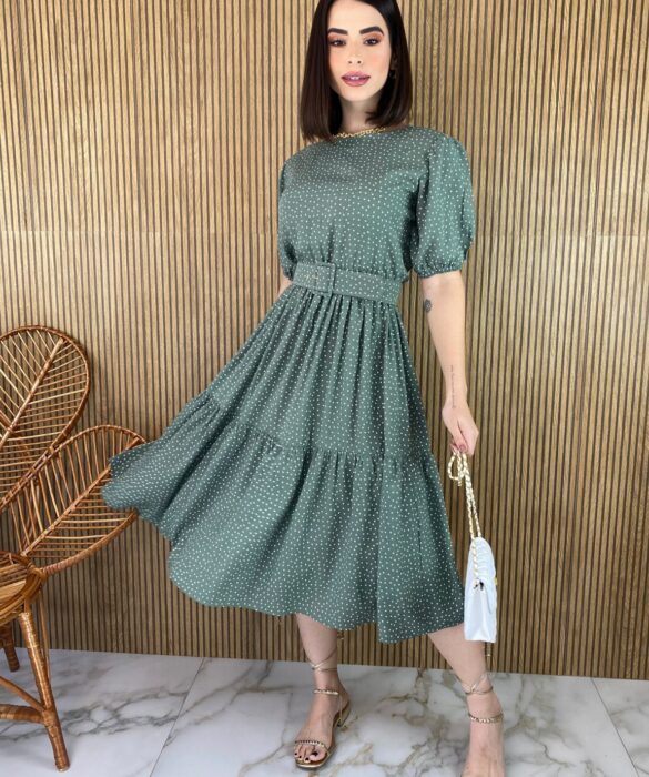 fernandaramosstore com br vestido midi sem bojo com cinto poa verde oliva 5