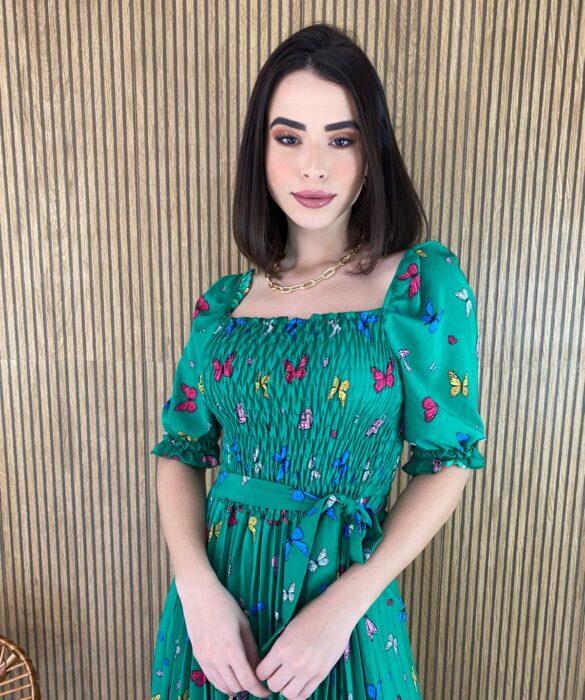 fernandaramosstore com br vestido midi sem bojo com lastex estampado com fundo verde 1