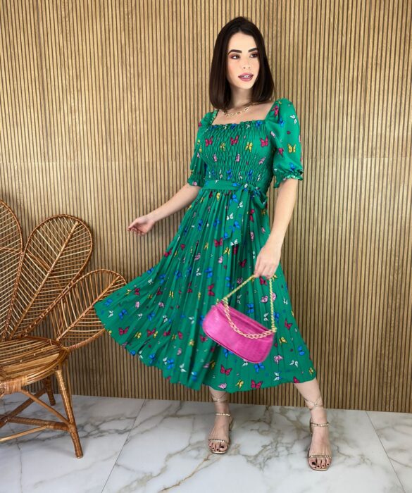 fernandaramosstore com br vestido midi sem bojo com lastex estampado com fundo verde 3