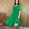 fernandaramosstore com br vestido midi sem bojo com pipoquinha verde