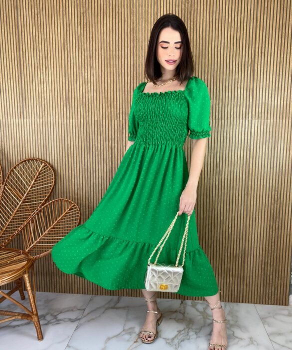 fernandaramosstore com br vestido midi sem bojo com pipoquinha verde