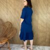 fernandaramosstore com br vestido midi sem bojo manga curta travel journal azul marinho 6