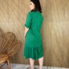 fernandaramosstore com br vestido midi sem bojo manga curta travel journal verde bandeira