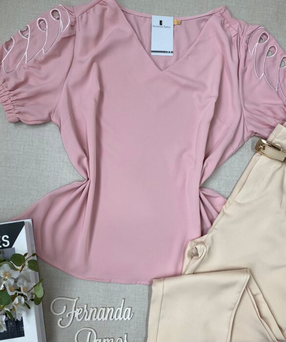 fernandaramosstore com br blusa manga curta feminina plus detalhe nas mangas rose 1