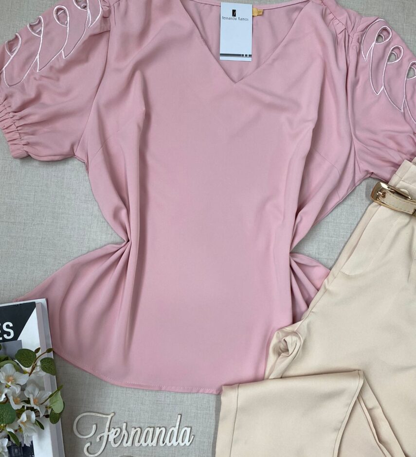 fernandaramosstore com br blusa manga curta feminina plus detalhe nas mangas rose 1