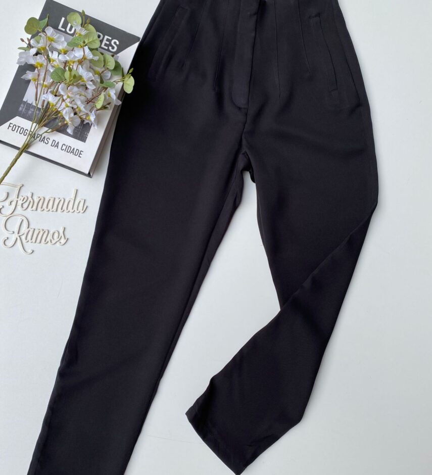 Calça Feminina Skinny sem Bolsos Preta Fernanda Ramos Store