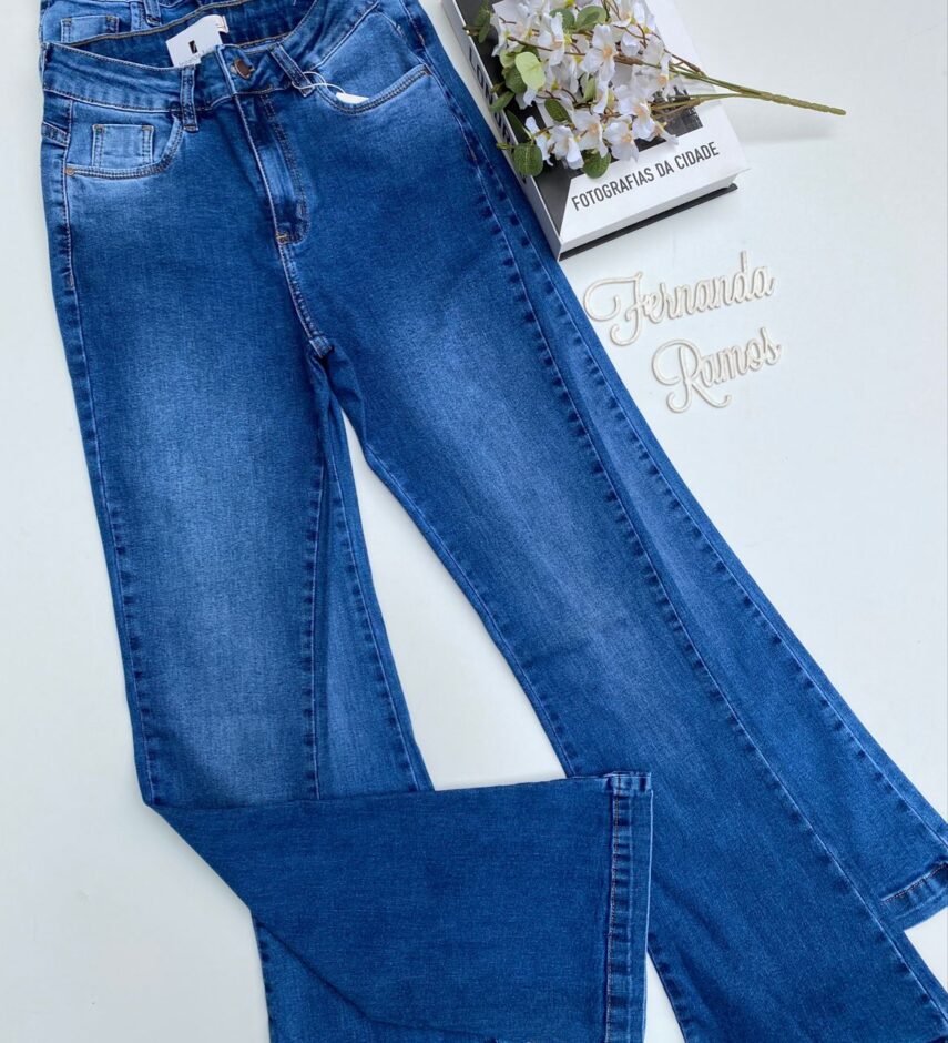 Calça Jeans Feminina Flare 26840 - Fernanda Ramos Store