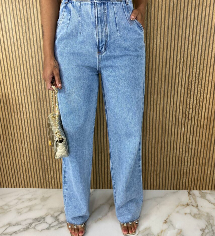 Calça Jeans Feminina Marine com Detalhe - Fernanda Ramos Store