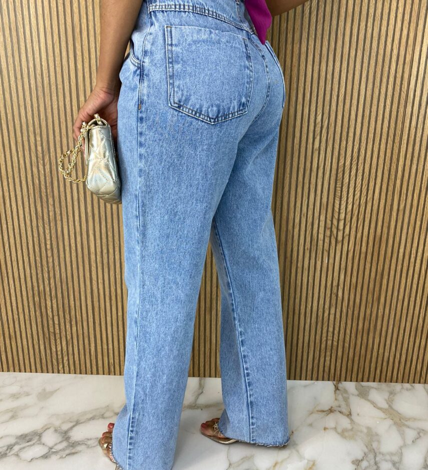 Calça Jeans Feminina Marine com Detalhe - Fernanda Ramos Store
