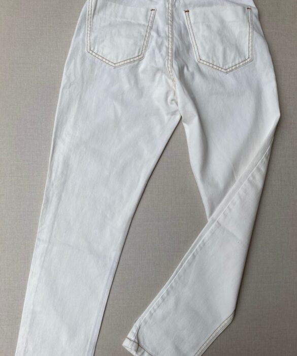 Calça Jeans Feminina Mom Off White 4658 - Fernanda Ramos Store