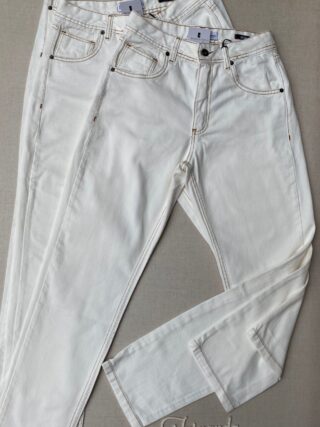 Calça Jeans Feminina Mom Off White 4658 - Fernanda Ramos Store