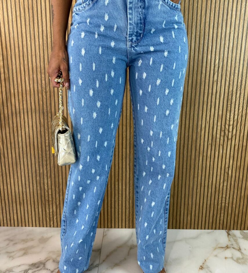 Calça Jeans Feminina Wide Leg Luiza 21203 Fernanda Ramos Store