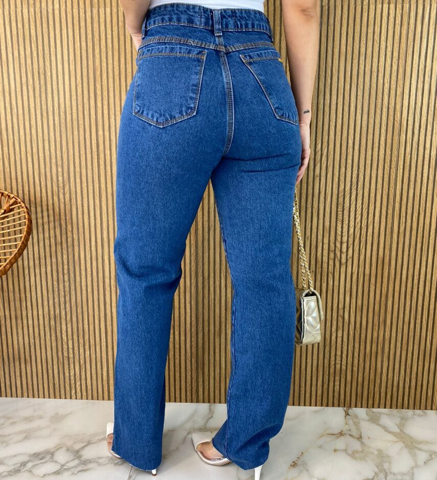 Calça Jeans Feminina Wide Leg Vitoria - Fernanda Ramos Store