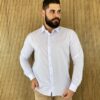 Camisa Essencial Slim Masculina Ogochi Branca 0001 - Fernanda Ramos Store