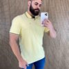 fernandaramosstore com br camiseta polo casual ogochi amarela gola detalhe em azul 0169 2