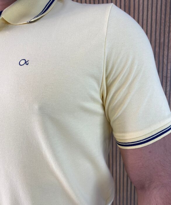 fernandaramosstore com br camiseta polo casual ogochi amarela gola detalhe em azul 0169 4