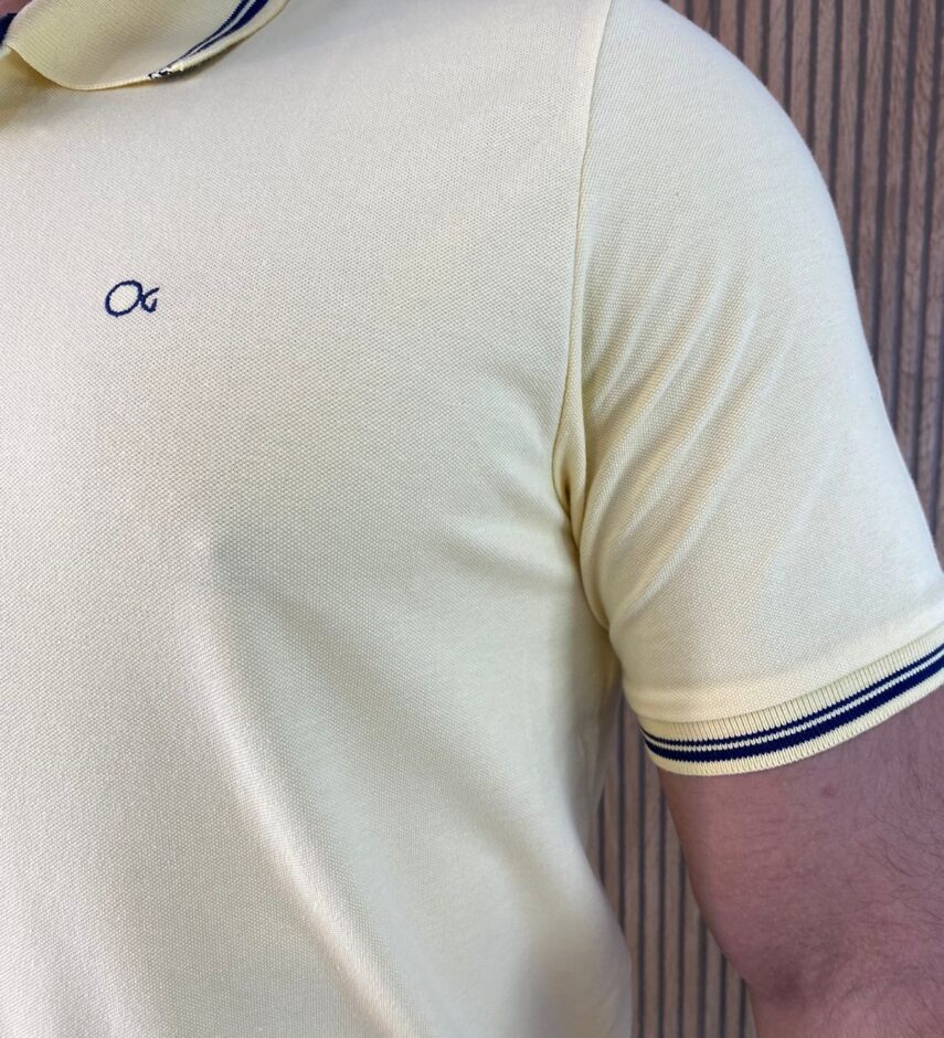 fernandaramosstore com br camiseta polo casual ogochi amarela gola detalhe em azul 0169 4