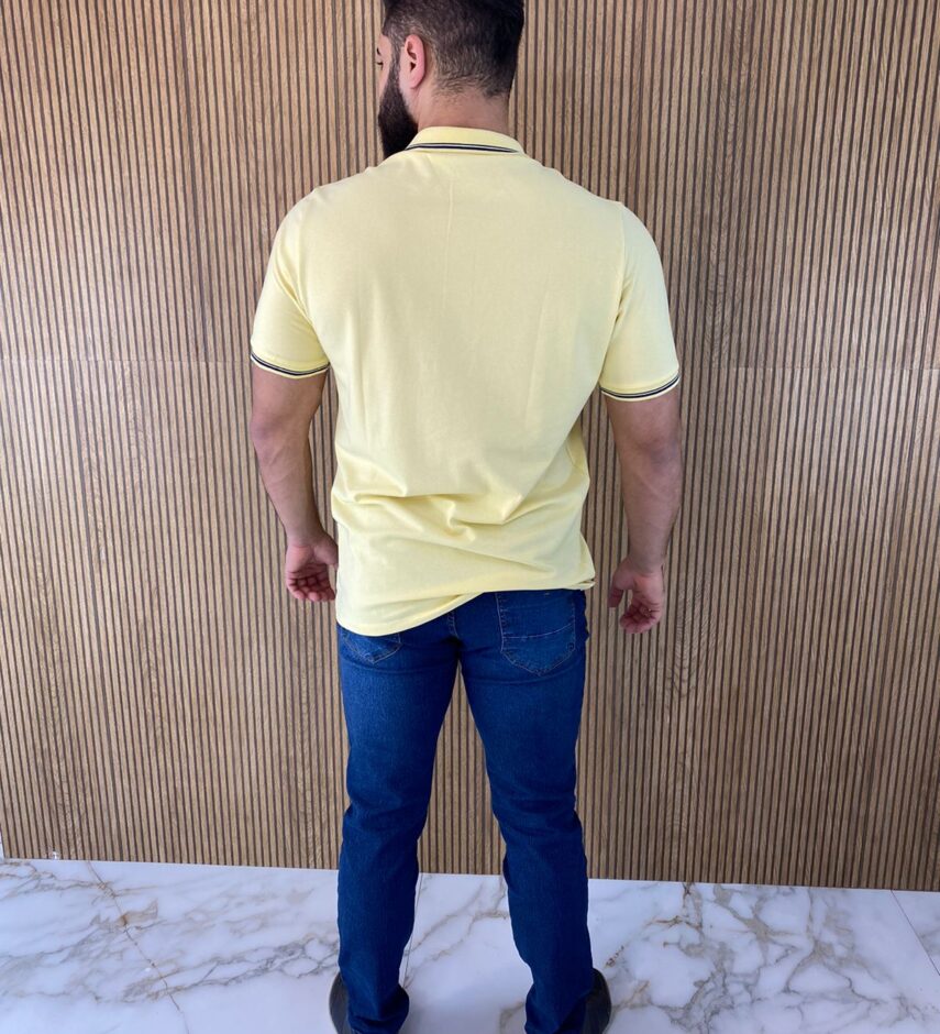 fernandaramosstore com br camiseta polo casual ogochi amarela gola detalhe em azul 0169 5