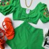 fernandaramosstore com br conjunto feminino short e cropped bordado verde 1