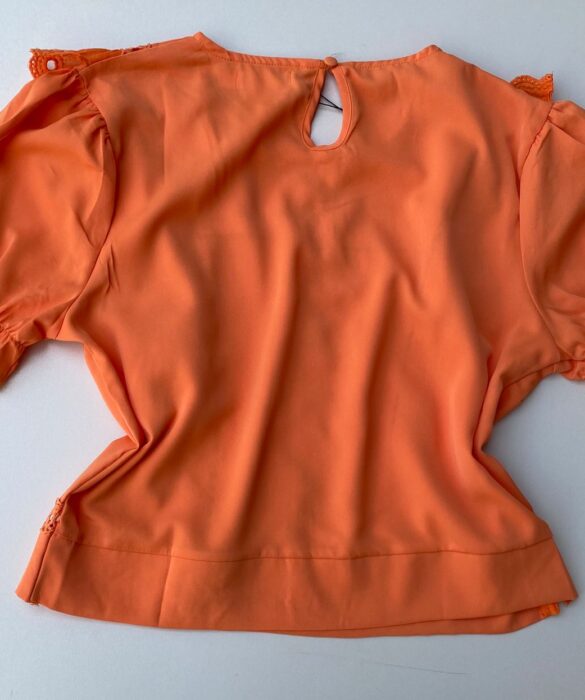 fernandaramosstore com br cropped feminino alongado detalhe em laise laranja 2