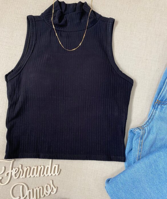 fernandaramosstore com br cropped feminino canelado com bojo e gola preto 1