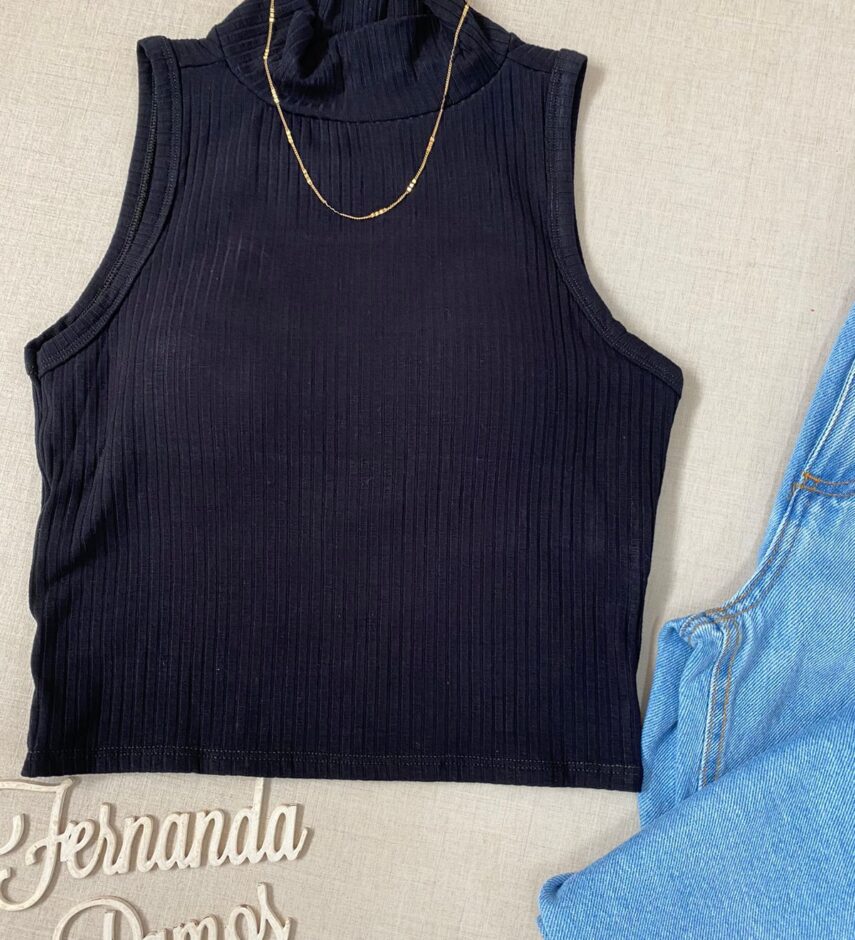 fernandaramosstore com br cropped feminino canelado com bojo e gola preto 1