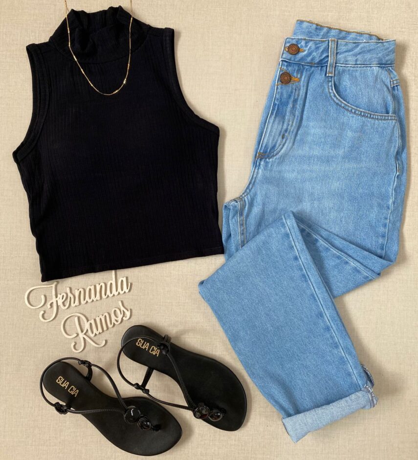 fernandaramosstore com br cropped feminino canelado com bojo e gola preto