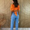 fernandaramosstore com br cropped feminino com amarracao e detalhe nas mangas laranja 4