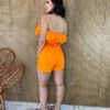 fernandaramosstore com br macaquinho feminino sem bojo tomara que caia com cinto laranja 4