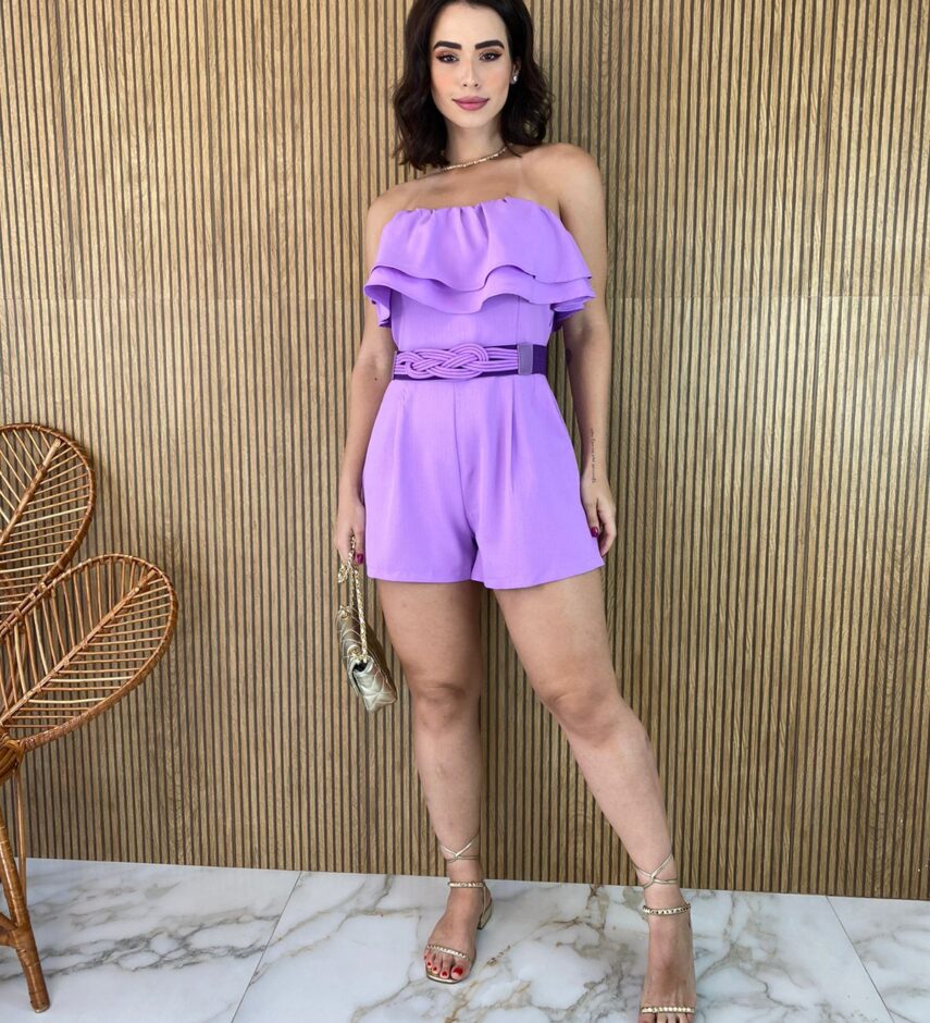 fernandaramosstore com br macaquinho feminino sem bojo tomara que caia com cinto lilas 1