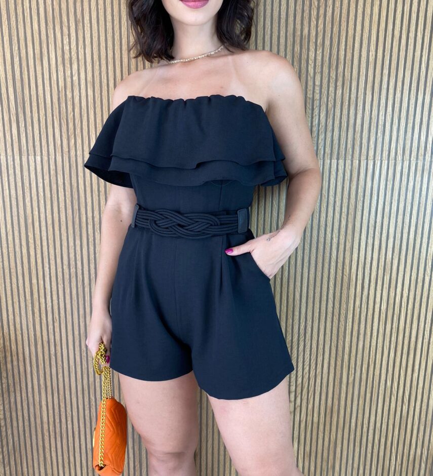 fernandaramosstore com br macaquinho feminino sem bojo tomara que caia com cinto preto 2